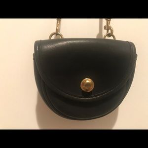 Authentic Gently Used Black Coach Cross-Body Bag
